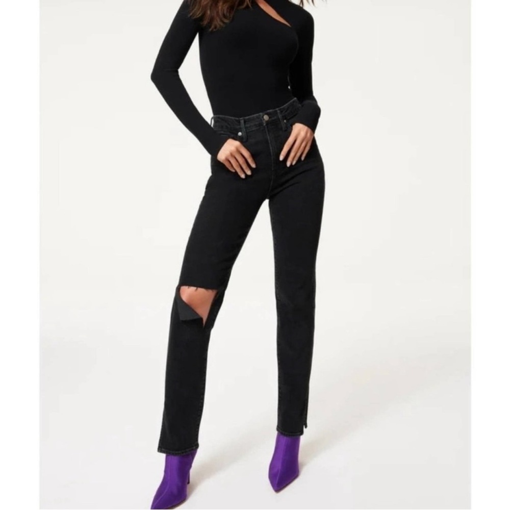 Good American Good Boy Jeans Black